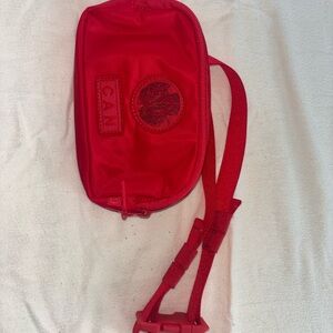 Red Crossbody Belt Bag -